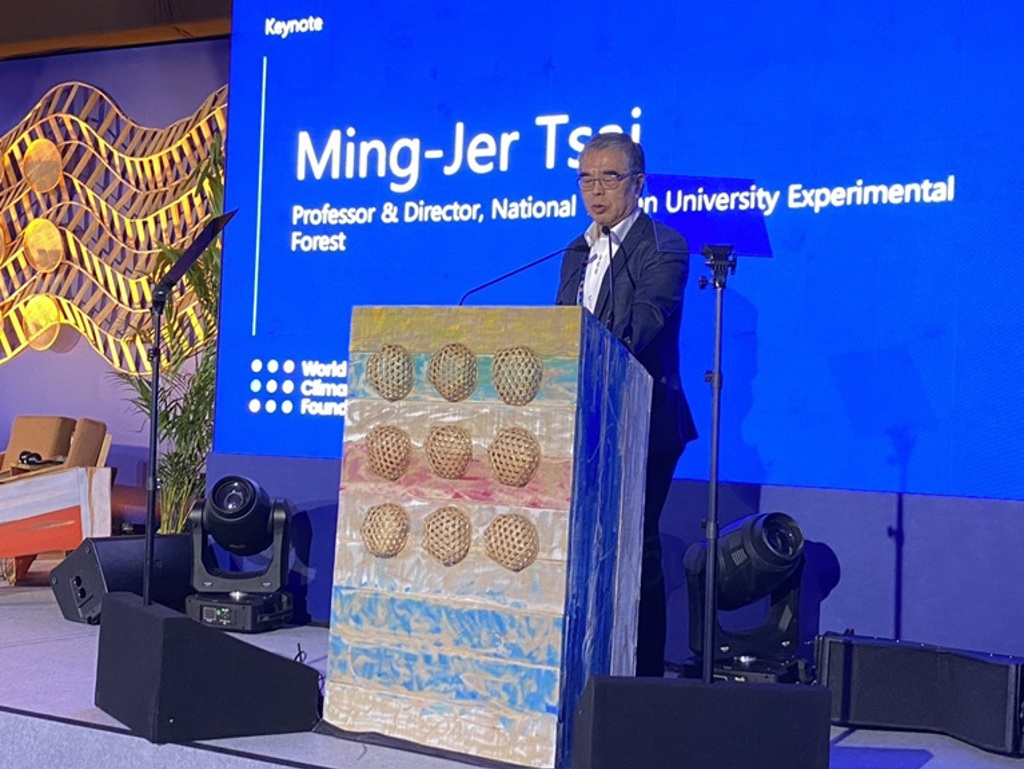 臺大實驗林處長蔡明哲 於COP30進行三場國際主題演講