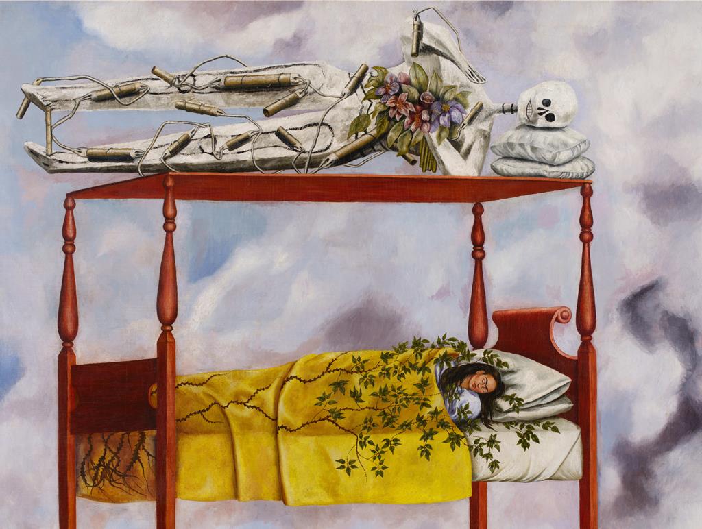 45年升值千倍！芙烈達・卡羅自畫像《夢（床）》以17億元成交 投報率驚人