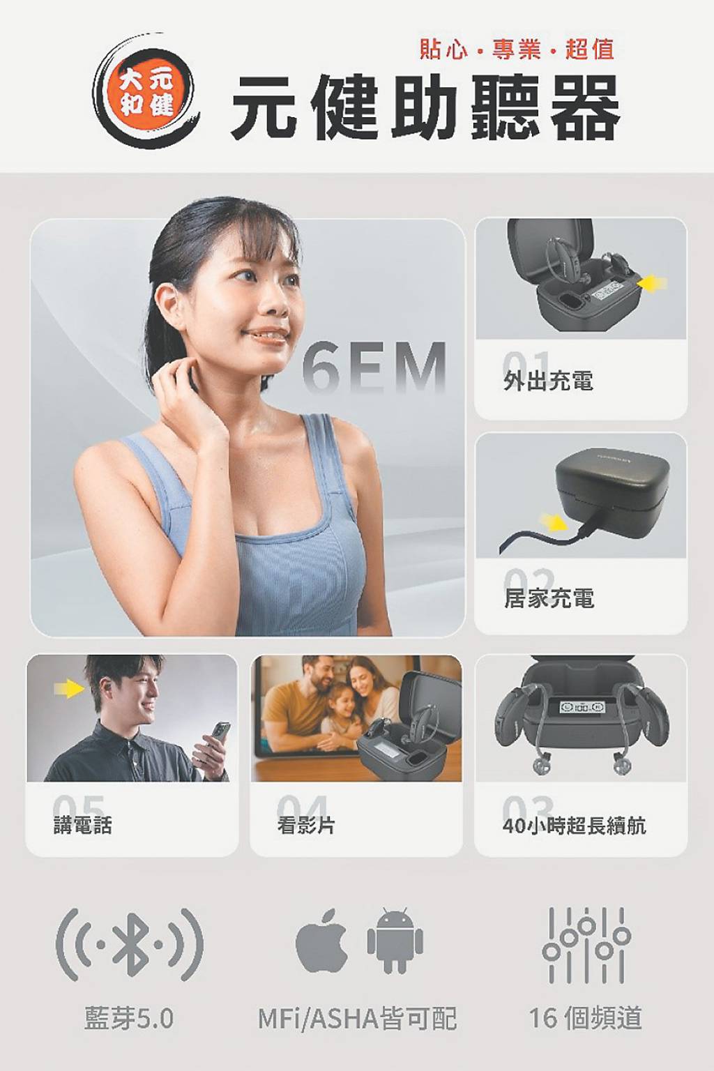 創櫃新星1 元健大和（7574）新世代藍牙助聽器 犀利