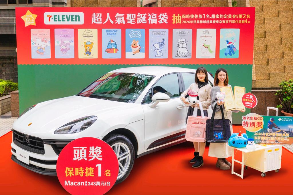 搶攻交換禮物商機！7-ELEVEN集結9大IP、50款福袋線上線下開賣