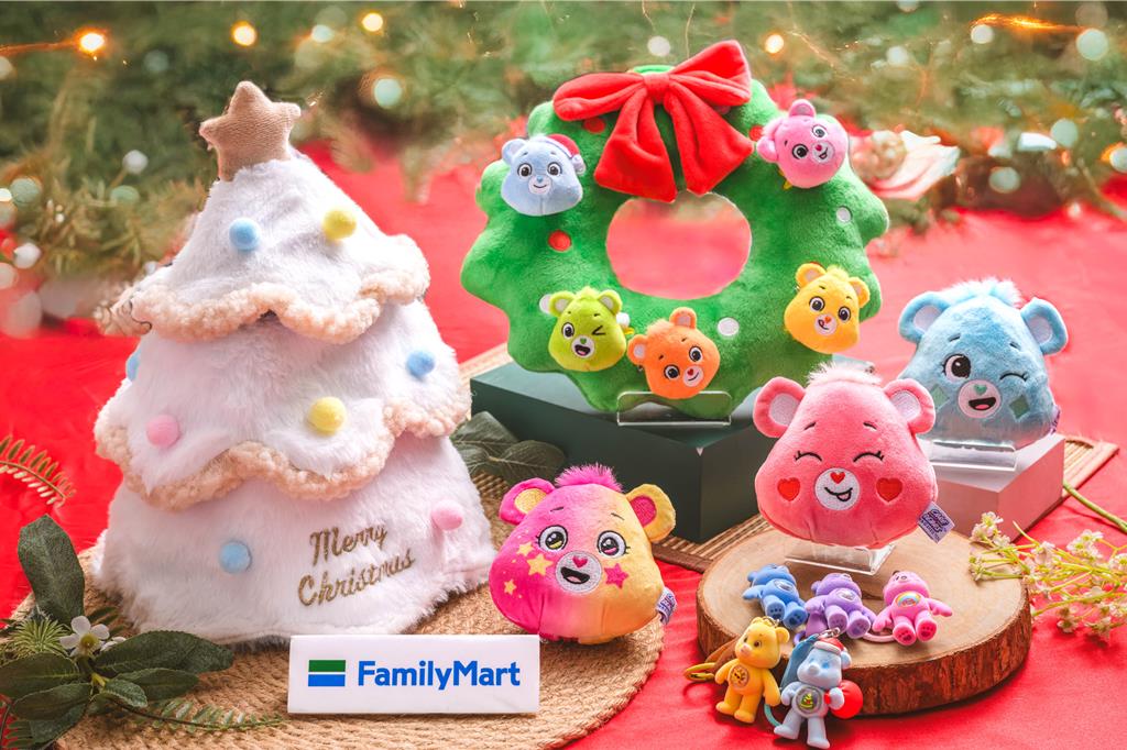 全家聖誕禮物首推水晶球、IP福袋、花圈等