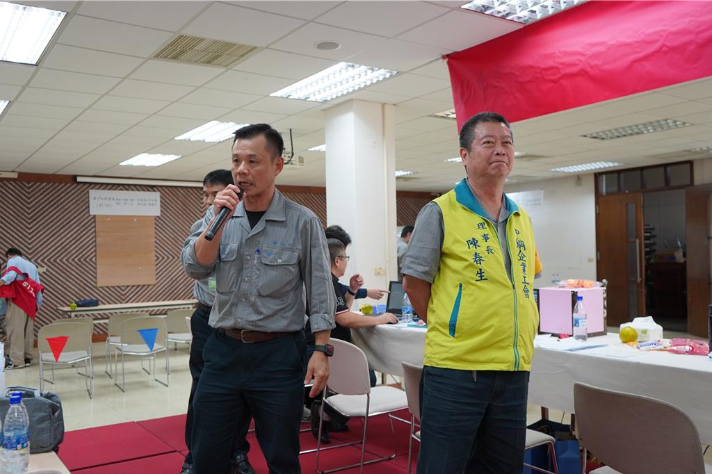 得票數創歷史新高 楊乙記當選中鋼企業工會第十五屆理事長