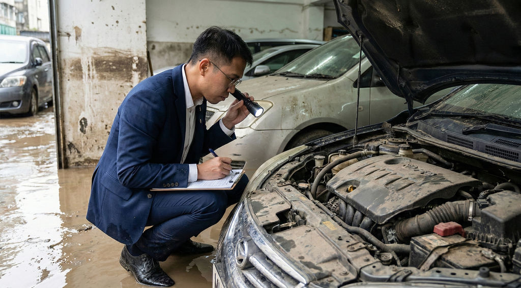 泡水鑑定圖。圖/社團法人台灣動產鑑價發展協會提供