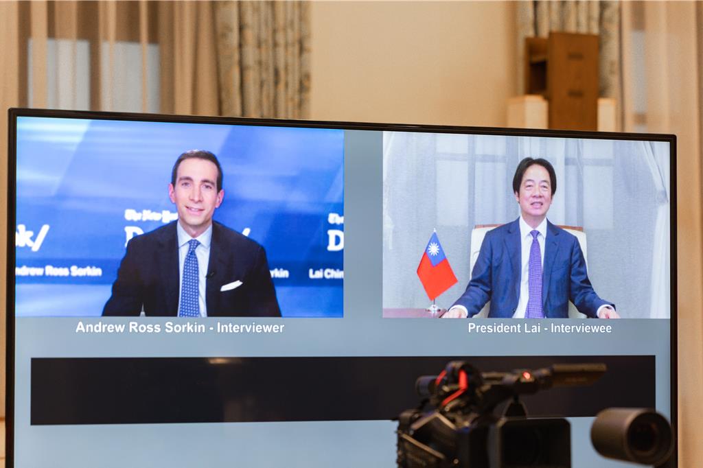 紐時專訪》賴清德：台灣一定會做好保護自己國家