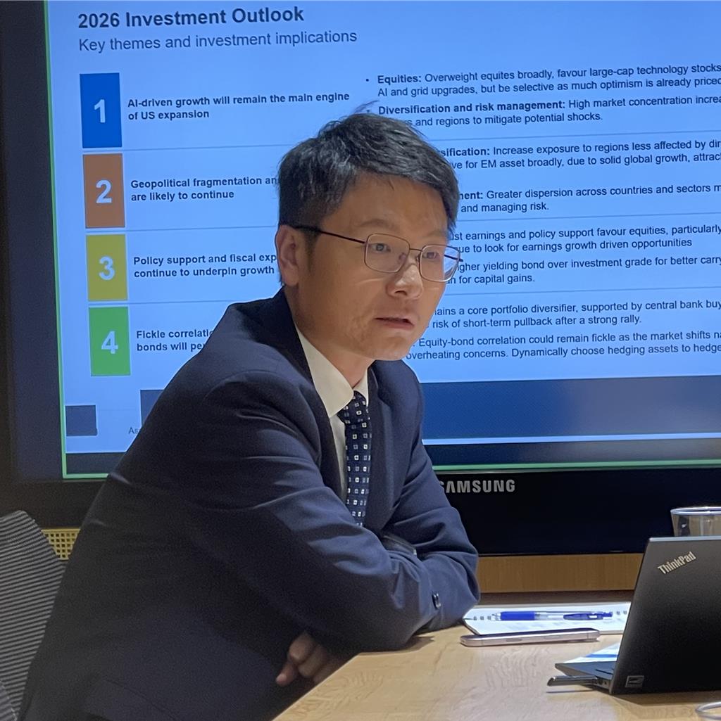 富達張宇翔：2026投資主題「上半年進、下半年慎」