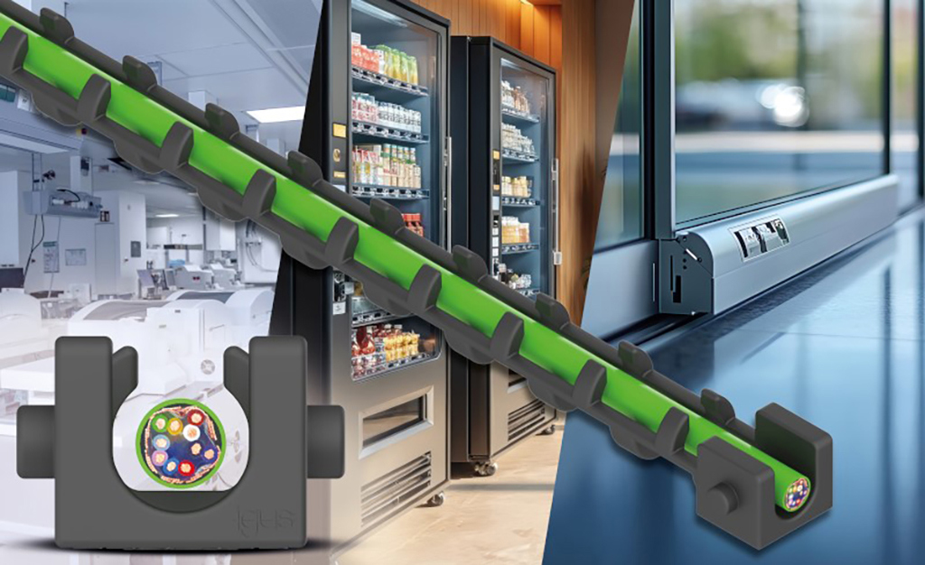 一體式設計 E1拖鏈適用於特別緊湊的安裝空間