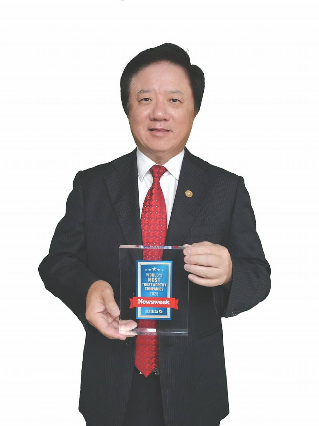 中華電信國際發光 蟬聯全球最值得信賴企業獎