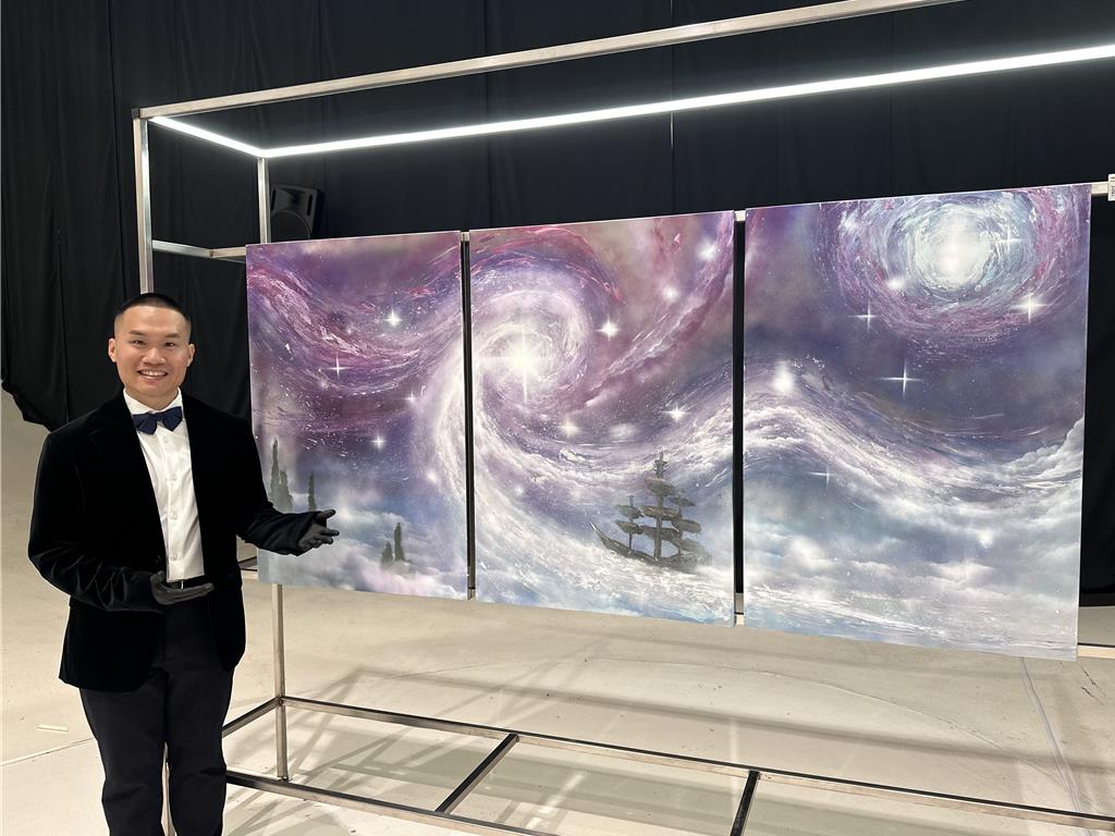 台灣噴畫藝術家戴永恩 回台首展