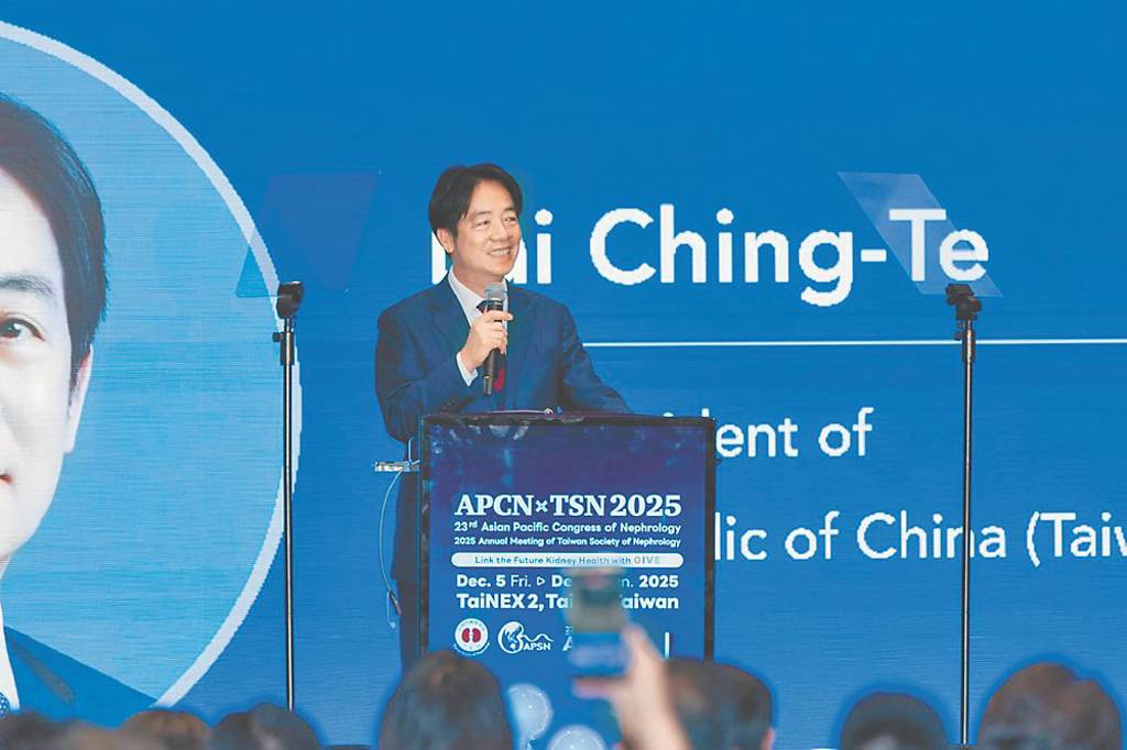 賴總統：盼2035居家透析盛行率達18％