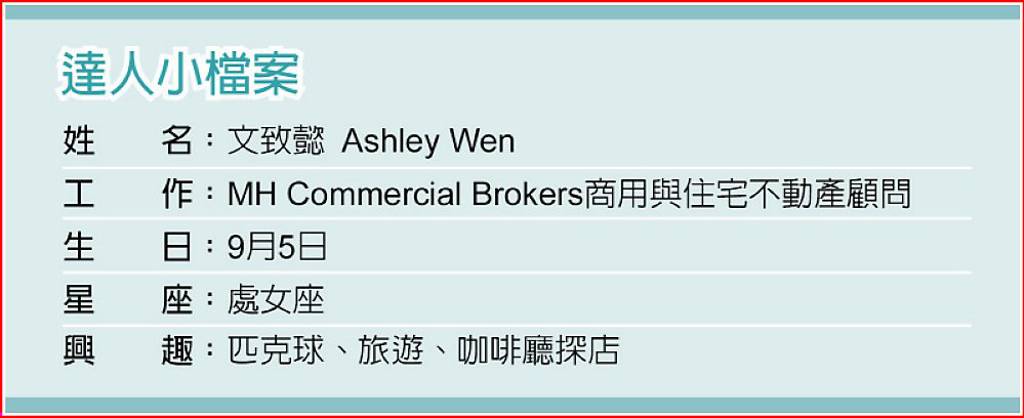 MH Commercial Brokers 文致懿深耕房地產 搭建台美橋梁