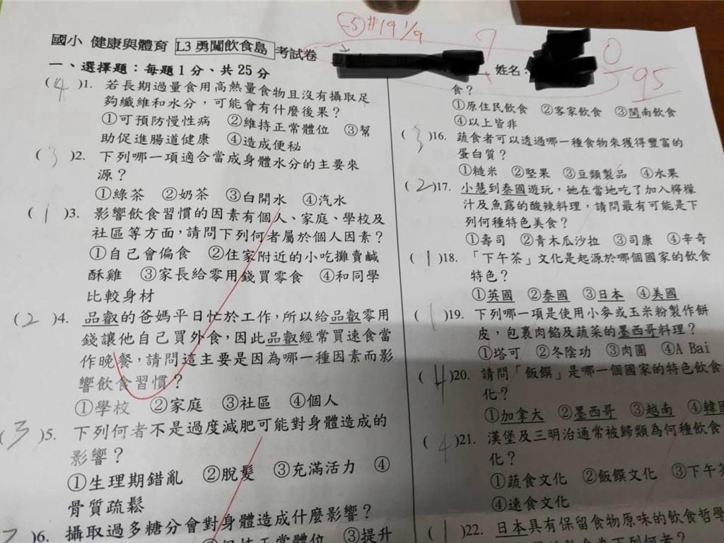 指控教師霸凌遭報復？學生考卷忘寫名95分全「歸零」 - 生活- 工商時報