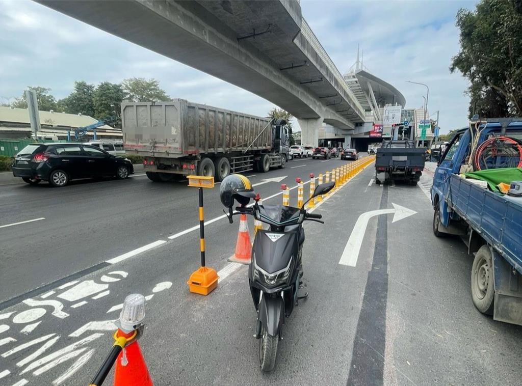 左營翠華路成殺手路?台積電施工分流道啟用1小時釀3車禍