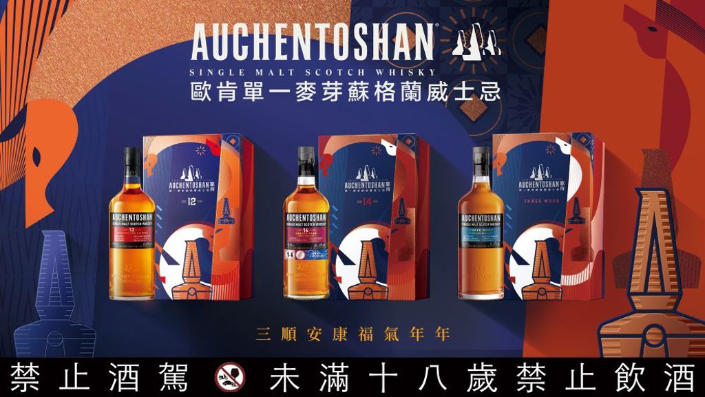 三得利波摩與歐肯單一麥芽威士忌共賀新春獻上馬年限定禮盒