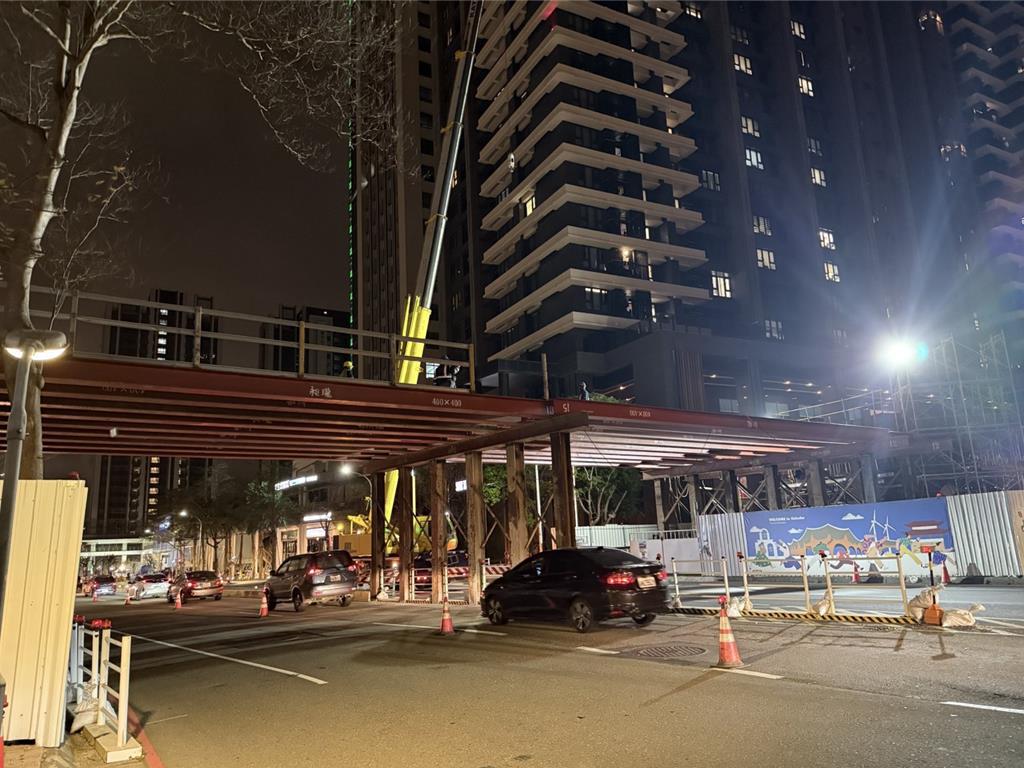 新竹慈雲空橋主體結構2月啟動吊裝 整體進度已達7成