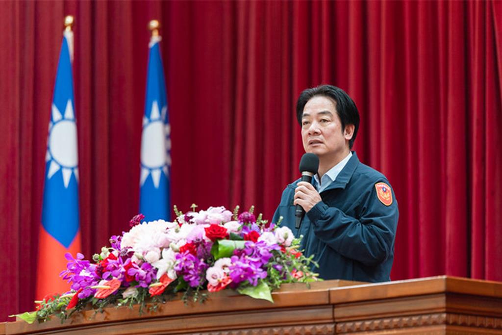 指示治安四大工作 賴清德:運用網路科技掌握犯罪情資