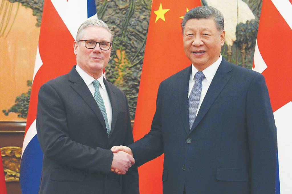 習近平晤英相 締結戰略夥伴