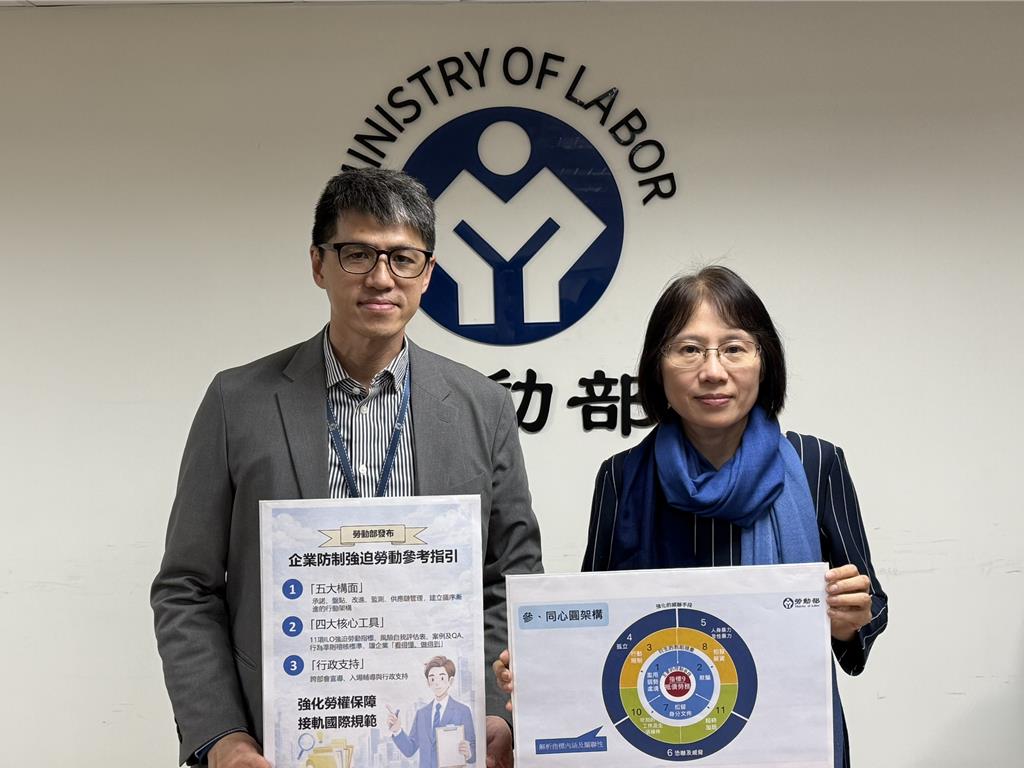 勞動部發布「企業防制強迫勞動指引」 首波輔導點名電子、紡織業等
