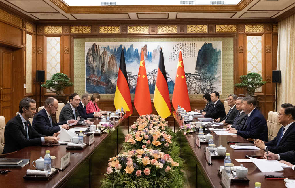 習近平會見德總理梅爾茨 提中德關係發展三意見