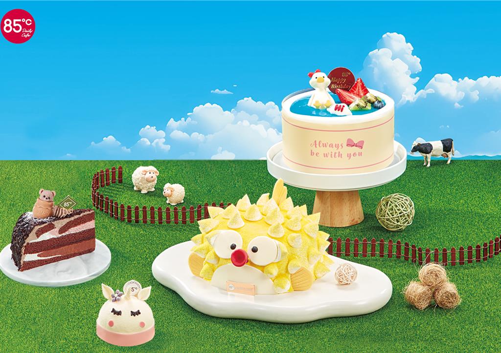 85度C可愛動物甜點登場 金黃玉米鬚茶3/5清爽上市