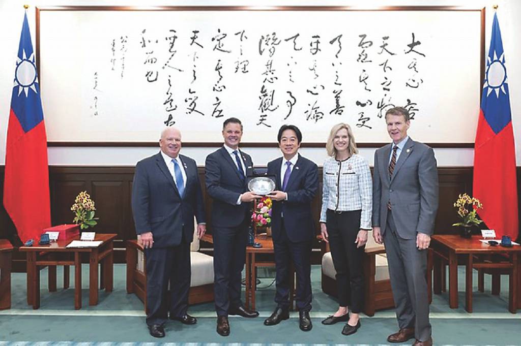 提升雙方經貿合作 賴總統:盼速通過解決台美雙重課稅