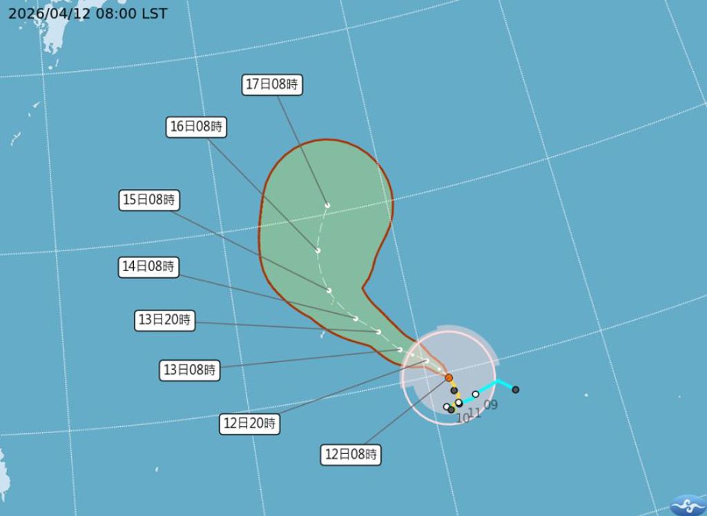 辛樂克颱風眼浮現!專家曝暴風半徑恐達380公里