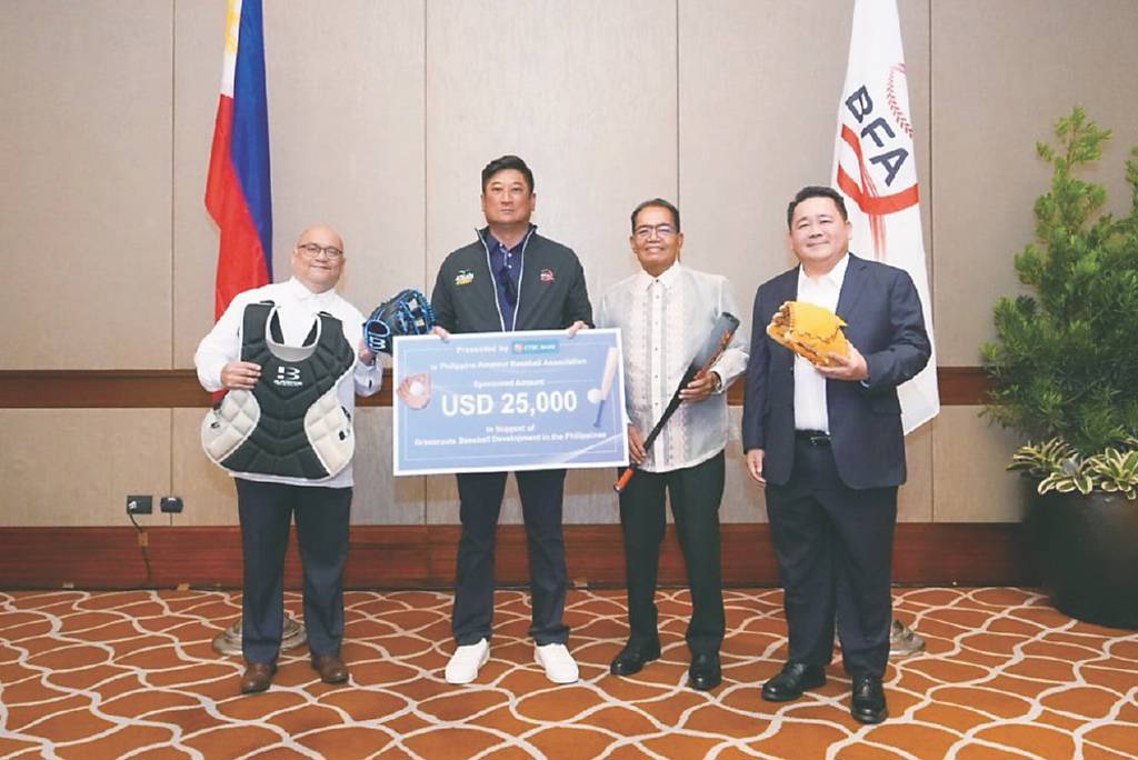 中信銀 贊助菲國推廣基層棒球