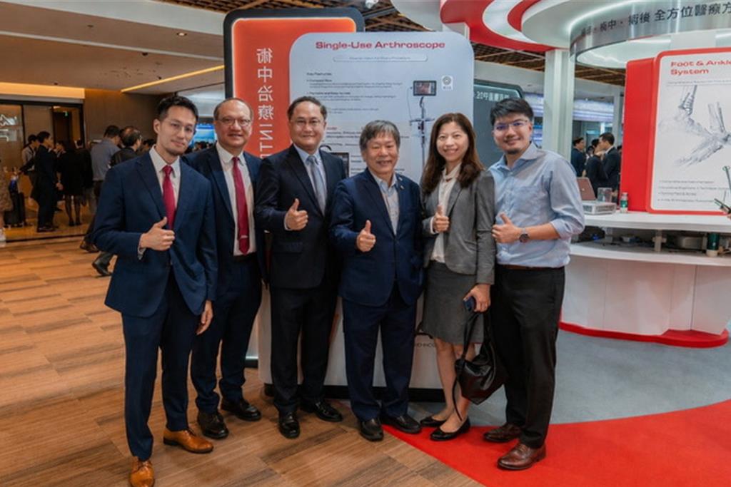 晉弘電子關節鏡獲TFDA許可 攜手愛派司搶攻骨科微創醫療市場