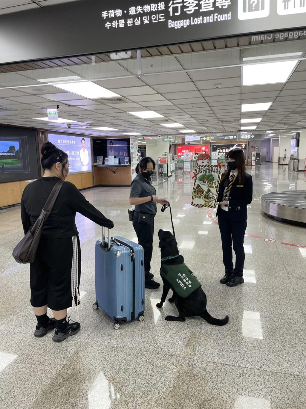 防檢署:國人進出海關 嚴禁攜帶豬肉、動物產品入境