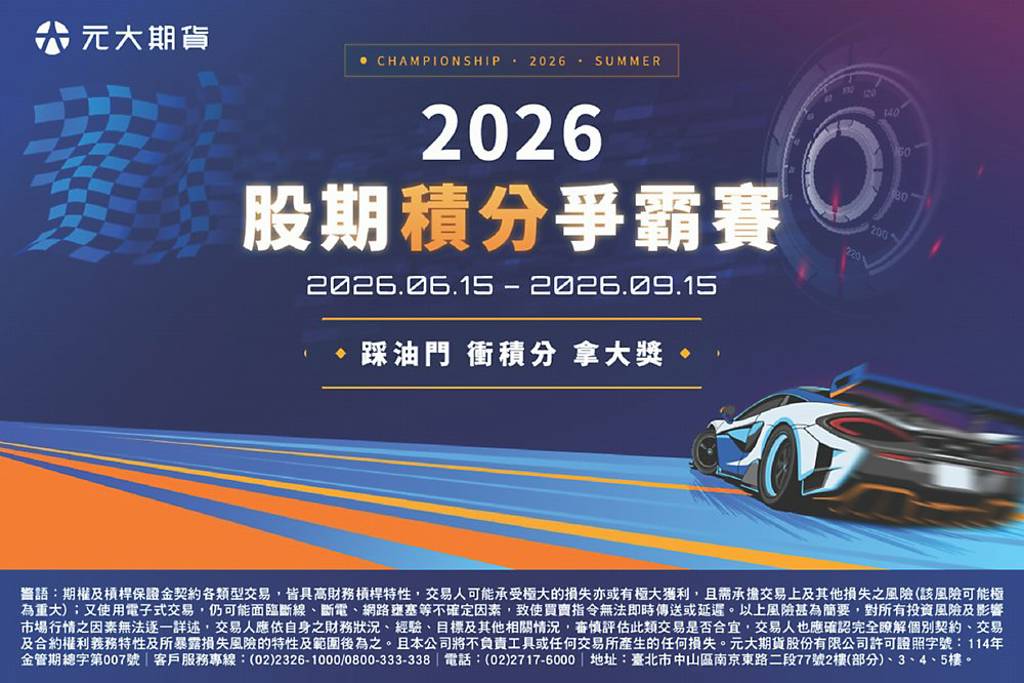 元大期貨智慧平台 迎戰除權息行情