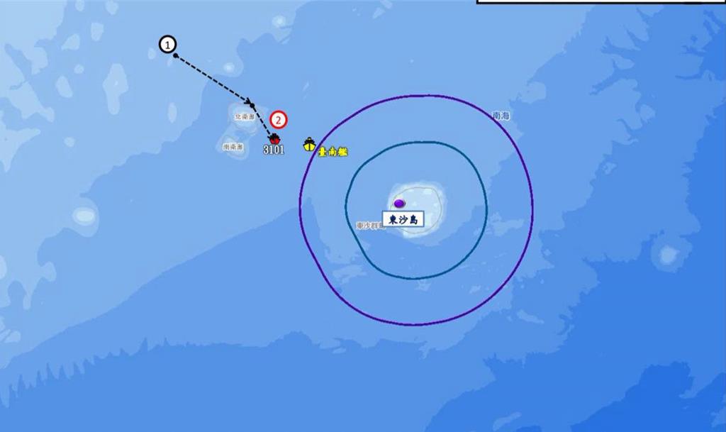 陸海警船端午節襲擾東沙水域 管碧玲:見證文明台灣與粗暴中國