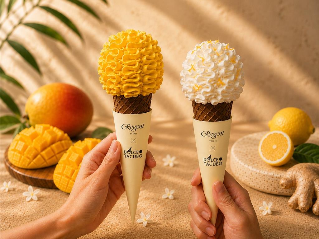 東京第一吸睛DOLCE TACUBO霜淇淋7月再閃台北晶華!全新口味「萊姆香芒」與「檸香薑汁牛奶」限時登場