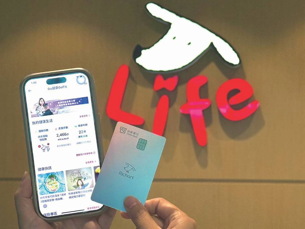 首創健康分級回饋機制 台新Richart Life推Go健康GoFit