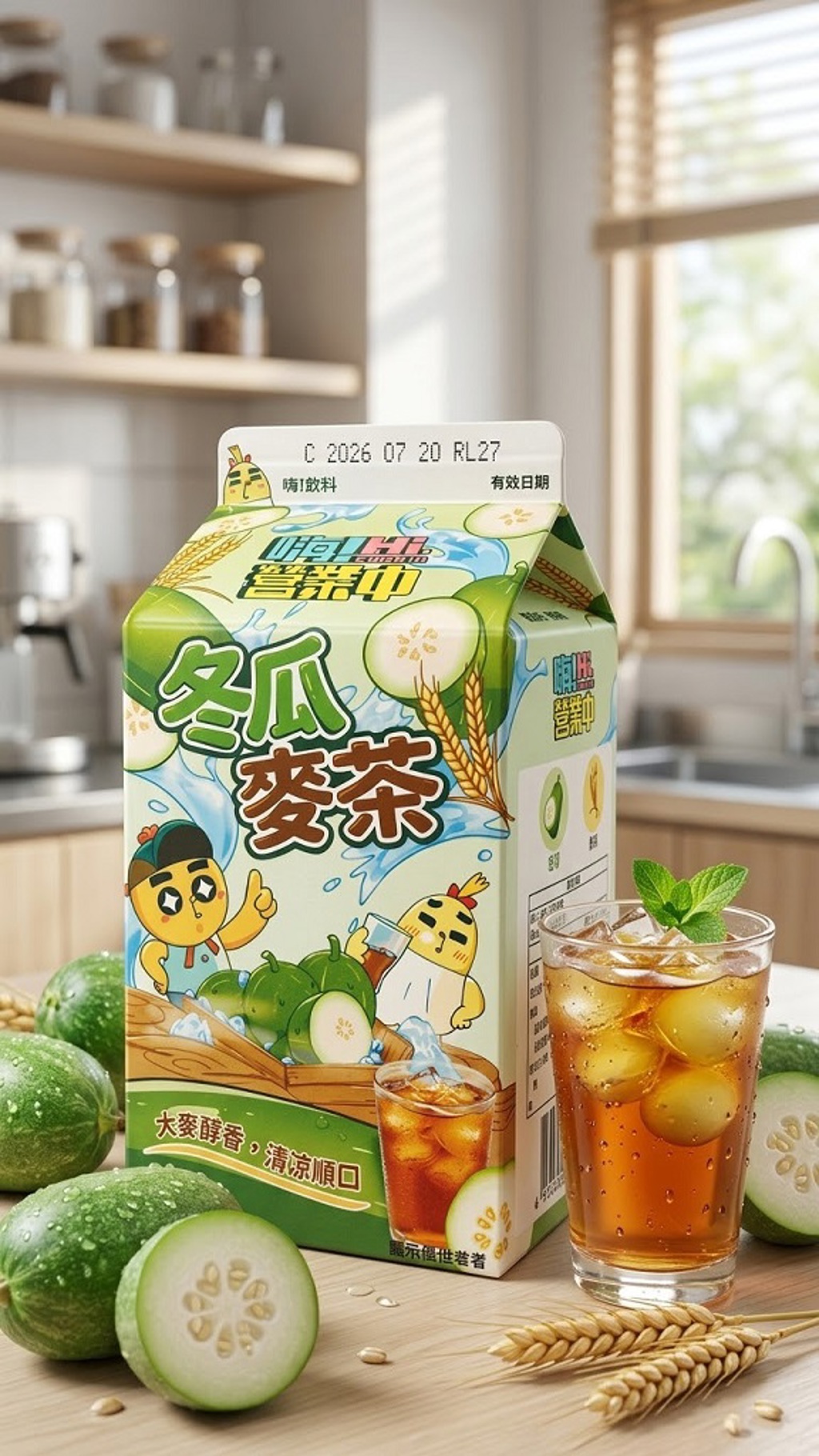 光泉結合實境節目IP 冬瓜麥茶全家聯名上市