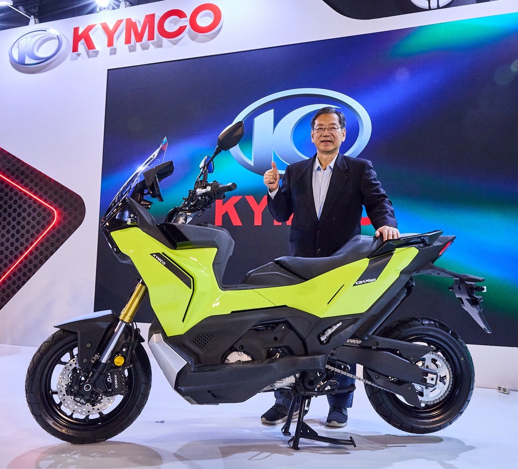 KYMCO 跨界越野黃牌新車「CV-X45」量產版 於南港國際重機車展盛大發表
