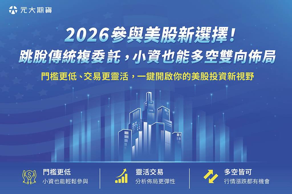 元大期 取消美股CFD最低手續費限制