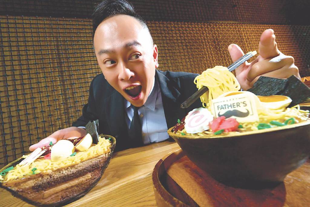 父親節擬真蛋糕誰最像?觀光飯店大PK~SUSHI拼盤 日本拉麵超逼真