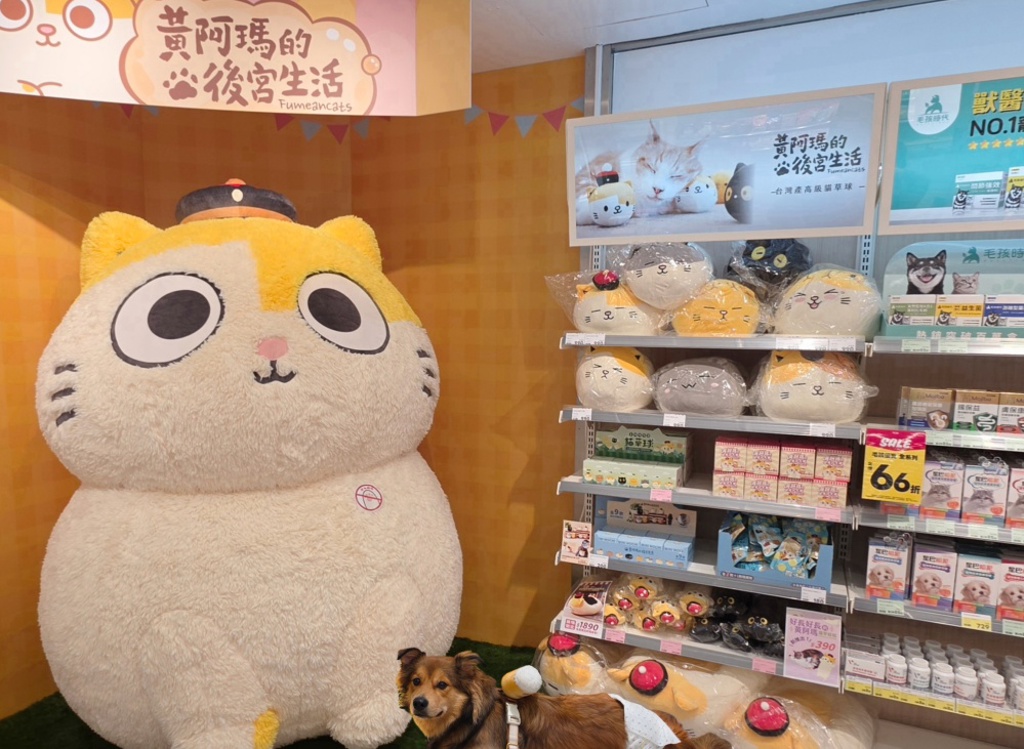 寵物公園歡慶150店 攜手黃阿瑪打造林森二店新亮點