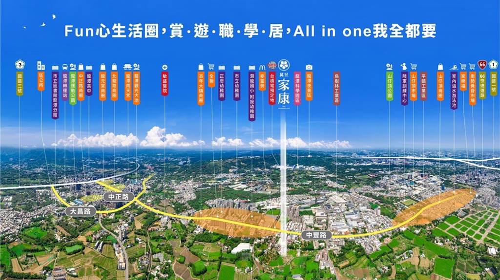 台積電擴廠、知名集團佈局!橘線議題升溫 龍潭迎移居熱潮