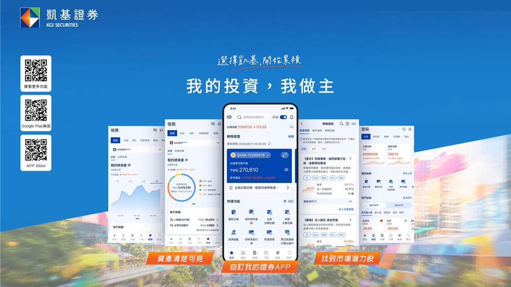 凱基證券「隨身e策略」 全新升級