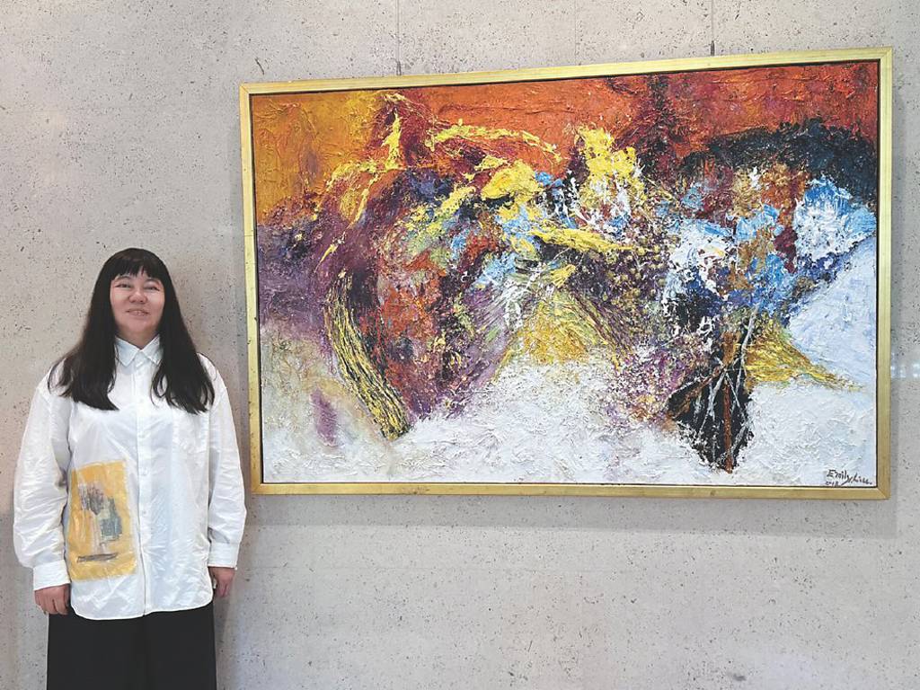 日月千禧 辦劉白雪油畫個展