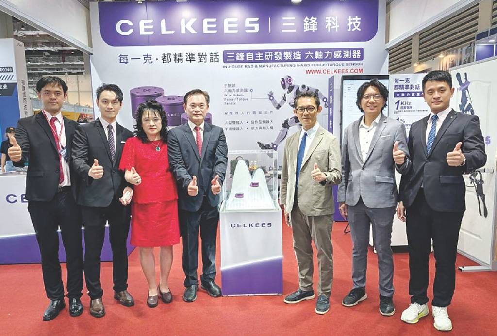 三鋒科技六軸力感測器 一鳴驚人