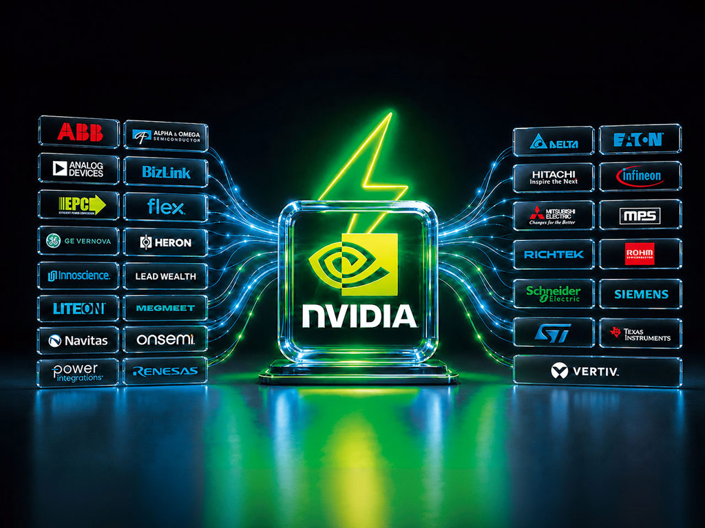 從GPU戰打到電力戰!Nvidia 800VDC將改寫AI資料中心 供應鏈誰先起飛?