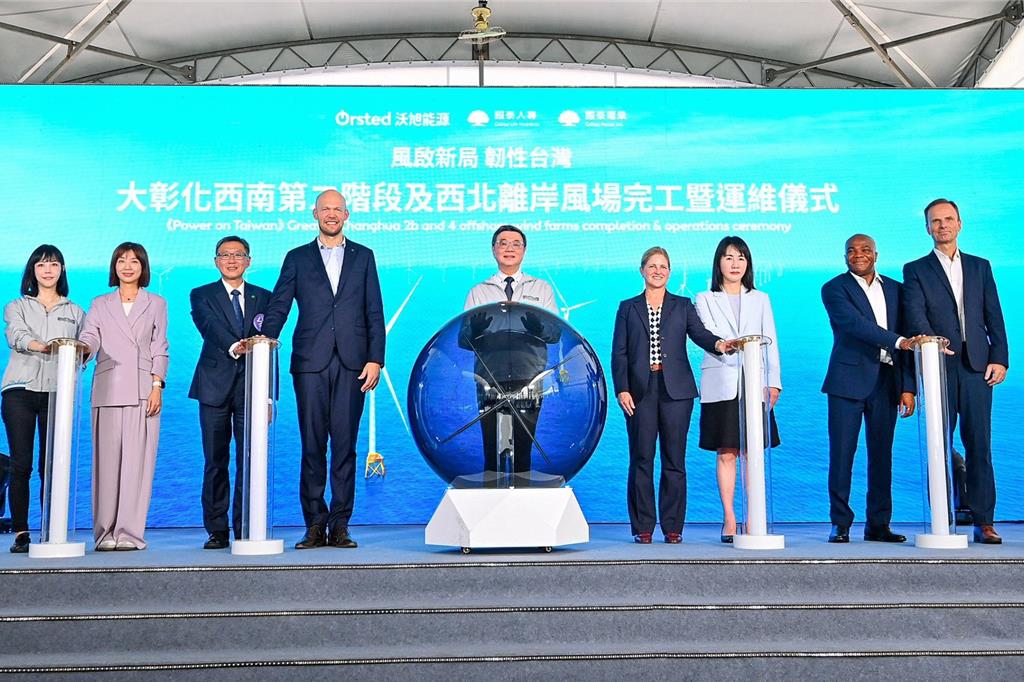 風電政策持續穩定明確 卓揆:盼沃旭協助台灣完成國家重大能源建設