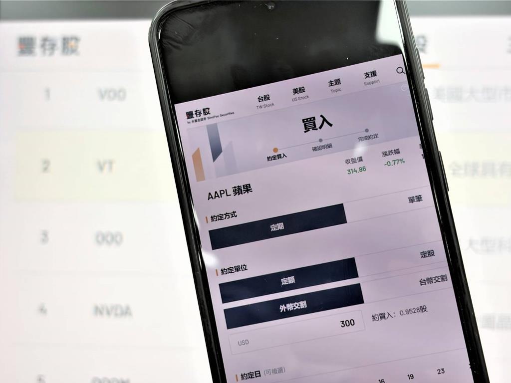 國人每月花3.2萬存美股 永豐金證券推雙幣扣款