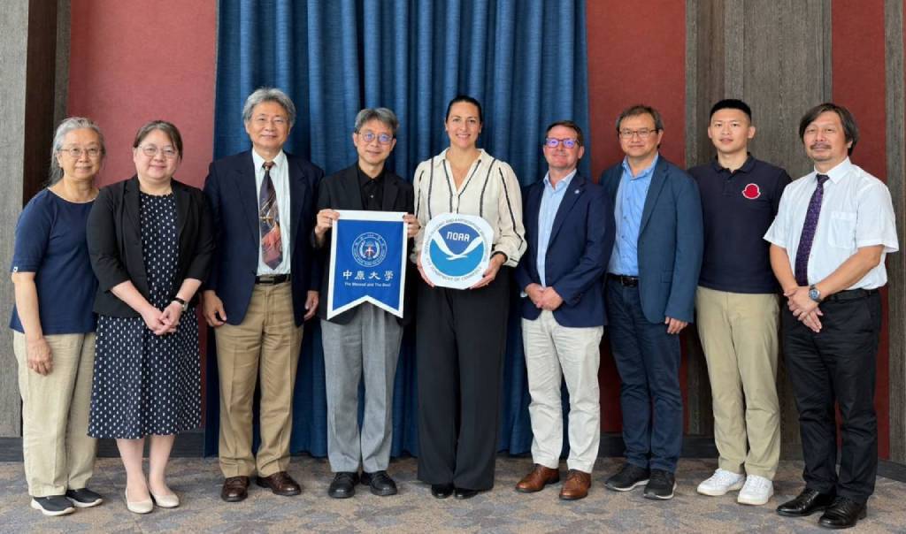 中原大學攜手美國NOAA 深化AI地球系統科研合作